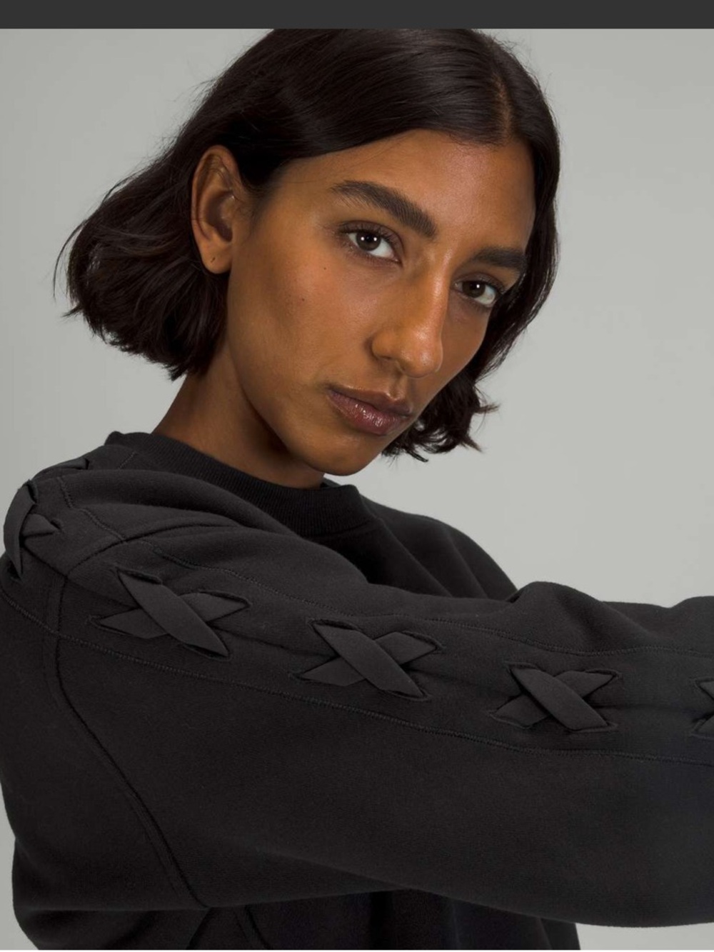 Lululemon braided sleeve pullover